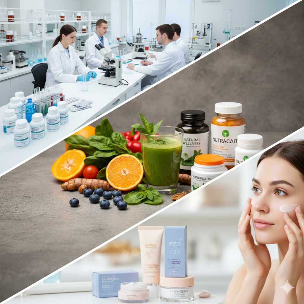 Pharmaceuticals, Nutraceuticals & Derma Cosmetics